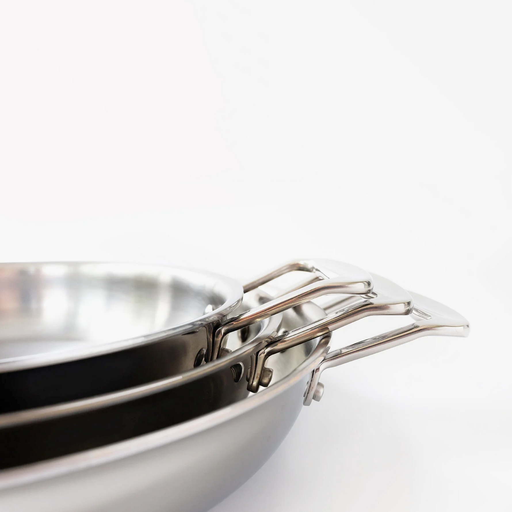 3- Piece Fry Pan Set With Short Handles - By Baano