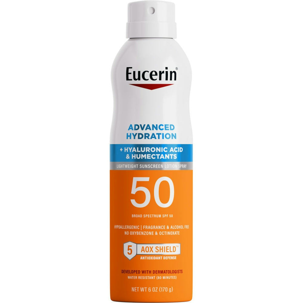 Eucerin Advanced Hydration Sunscreen Spray - SPF 50 - 6oz