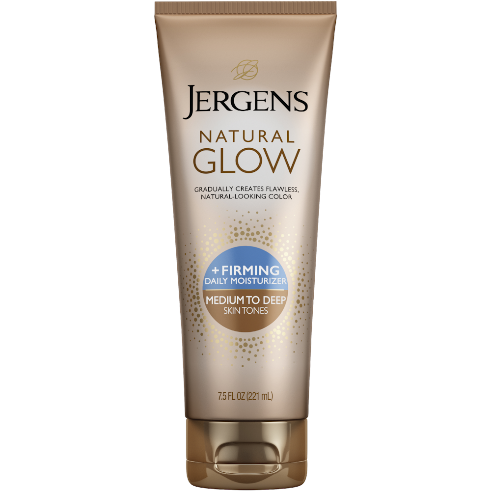 Jergens Natural Glow +Firming Medium To Deep Skin Tones Daily Moisturizer 7.5 Fl Oz