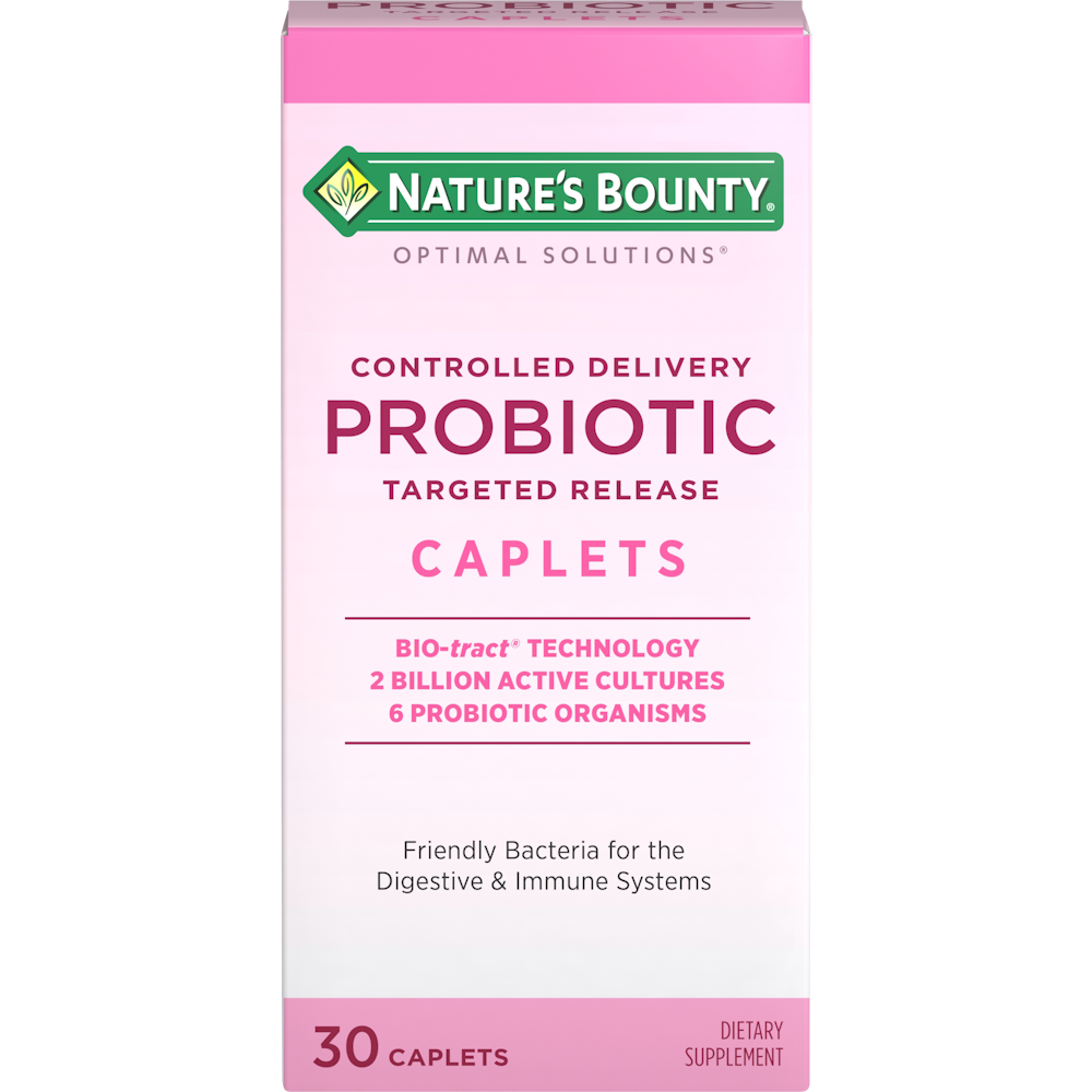Nature's Bounty Optimal Solutions Controlled Delivery Probiotic Caplets