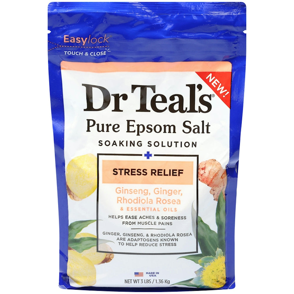 Dr Teal's Stress Relief Pure Epsom Salt Soaking Solution