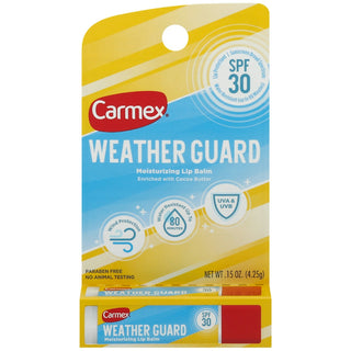 Carmex Lip Balm, Moisturizing, Weather Guard, SPF 30