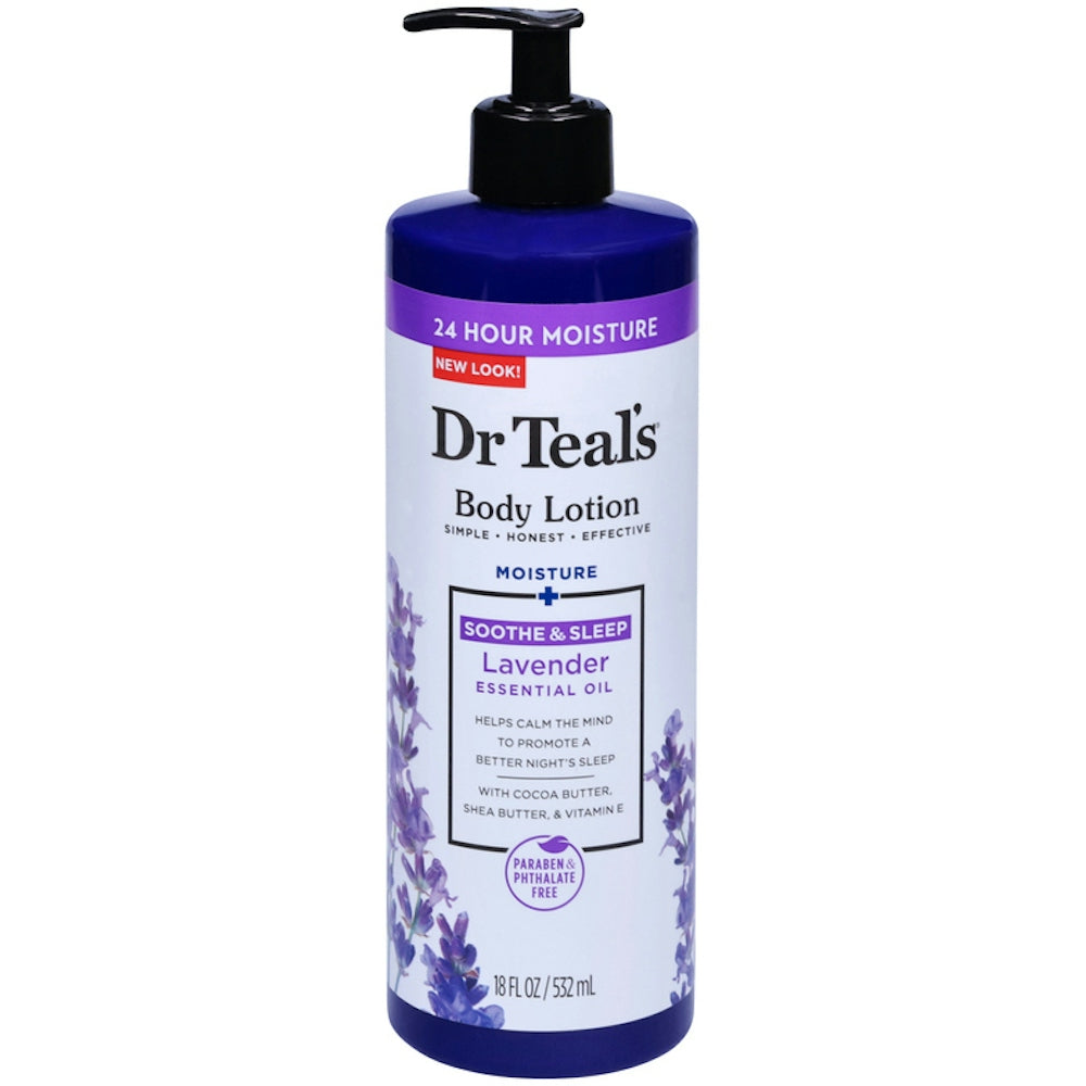 Dr Teal's Moisture + Soothing Lavender Body Lotion 18 Fl Oz