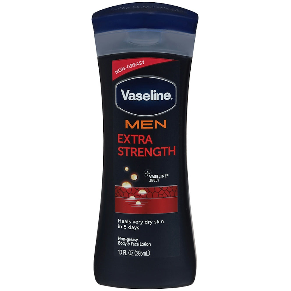 Vaseline Men Healing Moisture Extra Strength Body & Face Lotion 10 Oz