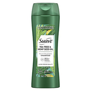 Suave Shampoo, Revitalizing, Tea Tree & Hemp Seed Oil 12.6 Oz