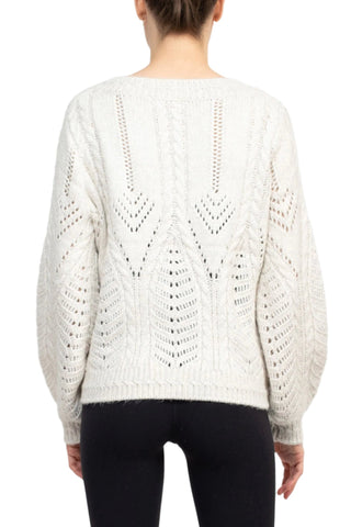 Philosophy V-Neck Long Sleeve Knit Sweater