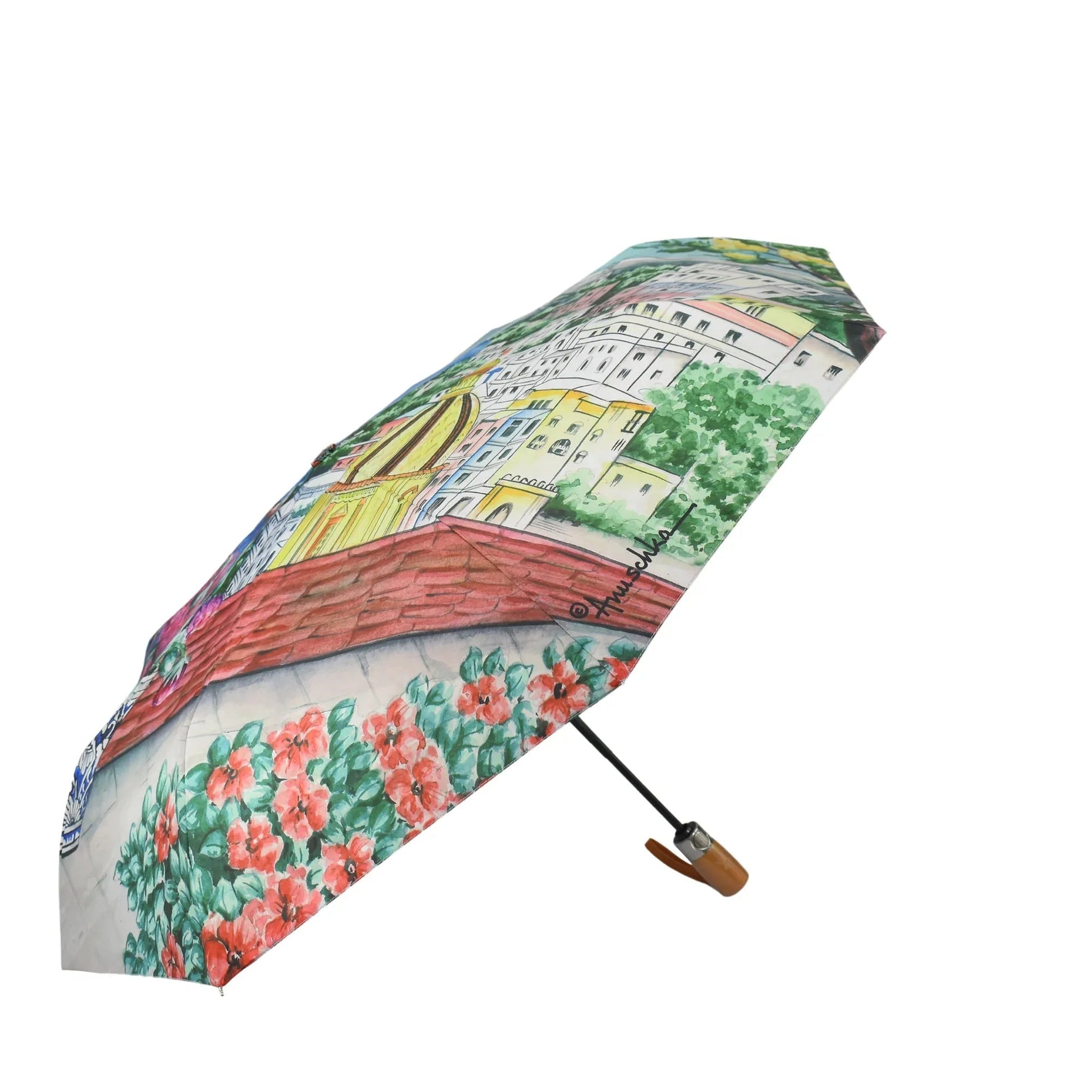 Auto Open/ Close Printed Umbrella - 3100