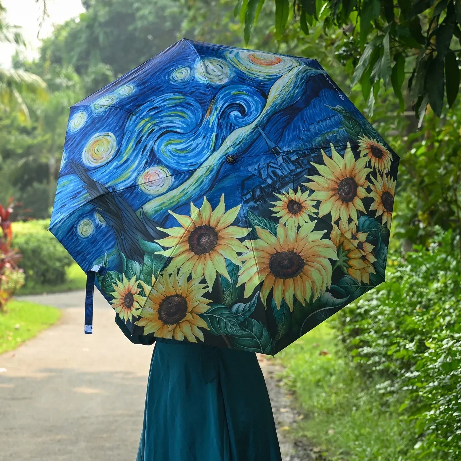 Auto Open/ Close Printed Umbrella - 3100