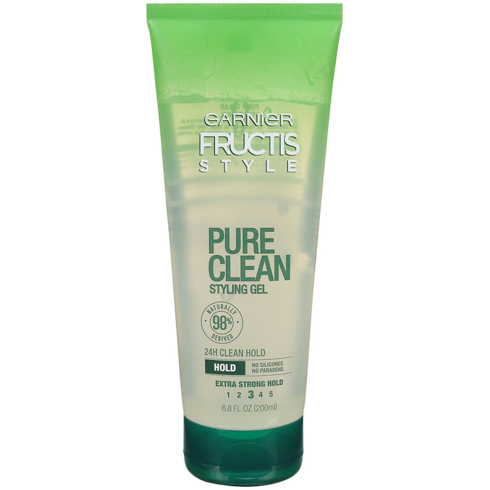 Garnier Fructis Style Pure Clean Extra Strong Hold Hair Gel - 6.8 Fl Oz