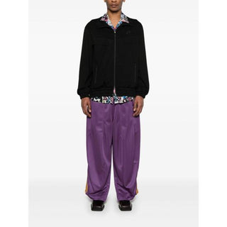 FRINGE TRACK JACKET RAYON JERSEY - By Baano