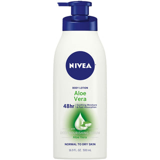 Nivea Body Lotion, Aloe Vera, 48 Hr