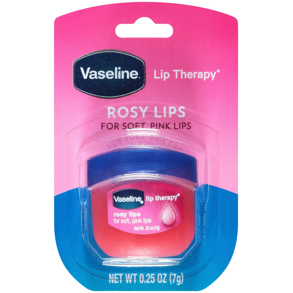 Vaseline Lip Therapy Balm Mini, 0.25 OZ, Rosy Lips