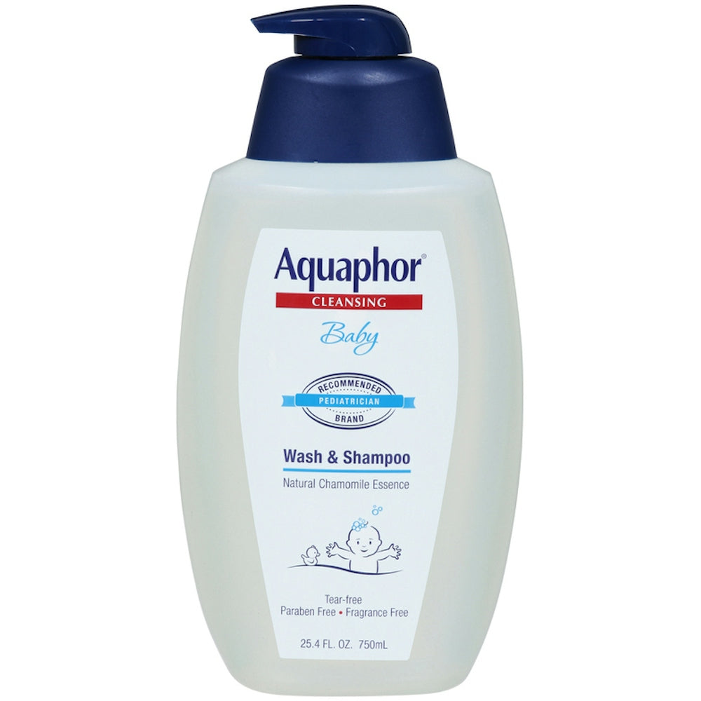Aquaphor Baby Wash & Shampoo Pump, 29.5 Fl Oz