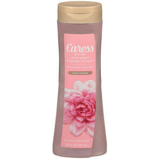 Caress Body Wash, White Peach & Orange Blossom, Daily Silk, Moisturizing 20 Fl Oz