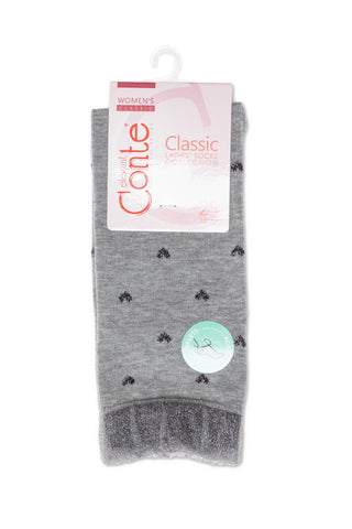 Conte Cotton Socks Classic - 243 Airy Sole and Lurex - By Baano