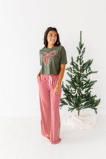 Red Stripes | Women’s PJ PANTS - By Baano