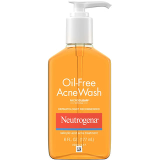 Neutrogena Oil Free Salicylic Acid Acne Fighting Face Wash - 6 Fl Oz