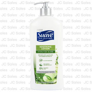 Suave Skin Solutions Body Lotion Soothing With Aloe, 18 Oz