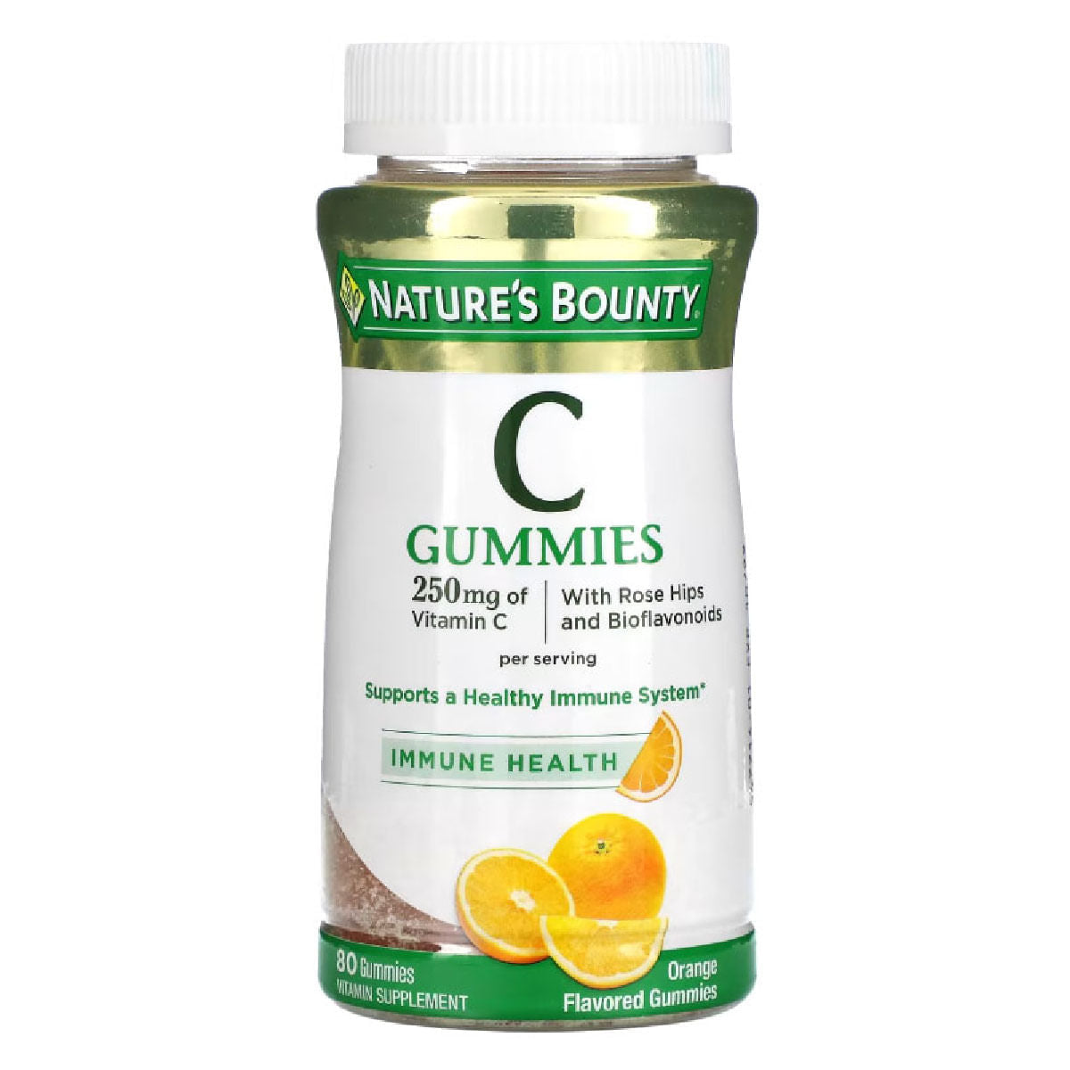 Nature's Bounty Vitamin C, 250 Mg, Gummies, Orange Flavored