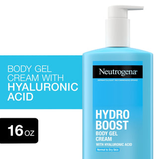 Neutrogena Hydro Boost Body Gel Cream With Hyaluronic Acid, 16 Oz