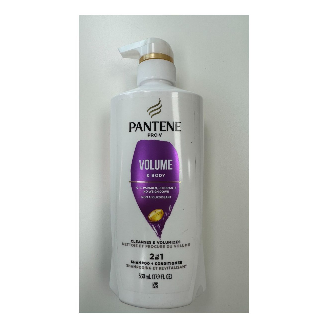 Pantene Pro-V Volume & Body 2 In 1 Shampoo & Conditioner,17.9 Fl Oz