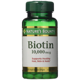 Nature's Bounty Biotin, 10,000 Mcg, 120 Rapid Release Softgels