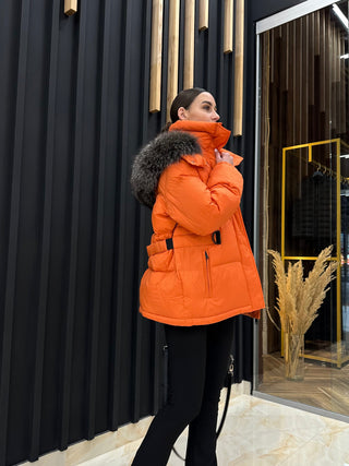 Genuine Silver Fox Down Fill Jacket - By Baano