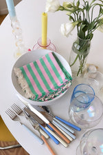 Flora Stripe Party Napkin Set