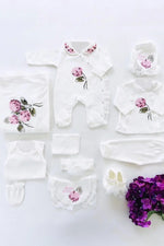 Bloom Floral Newborn Coming Home Set (11 Pcs) - By Baano
