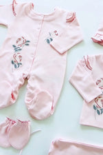 Heather Floral Newborn Coming Home Set (10 Pcs) - By Baano