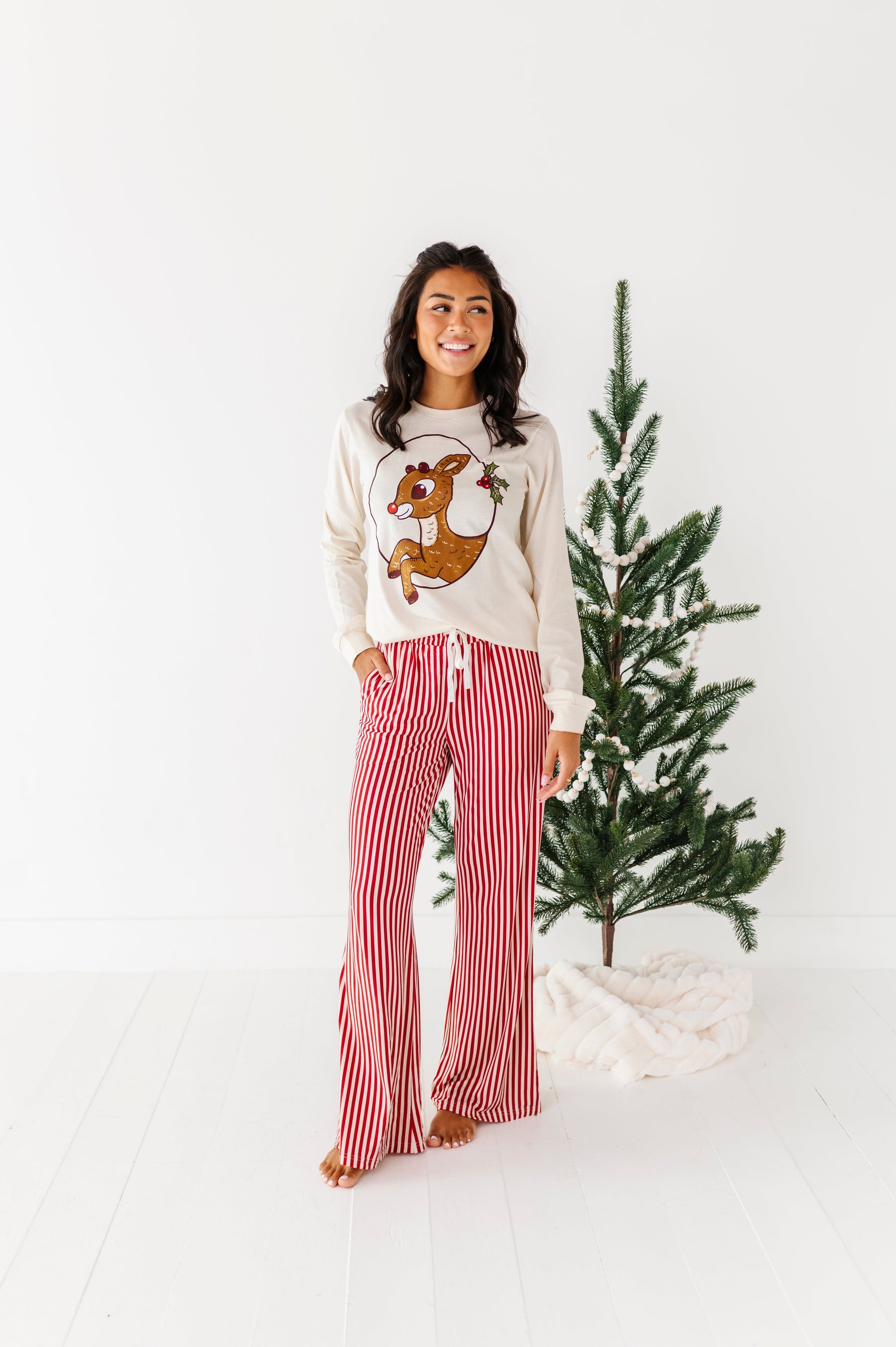 Red Stripes | Women’s PJ PANTS - By Baano