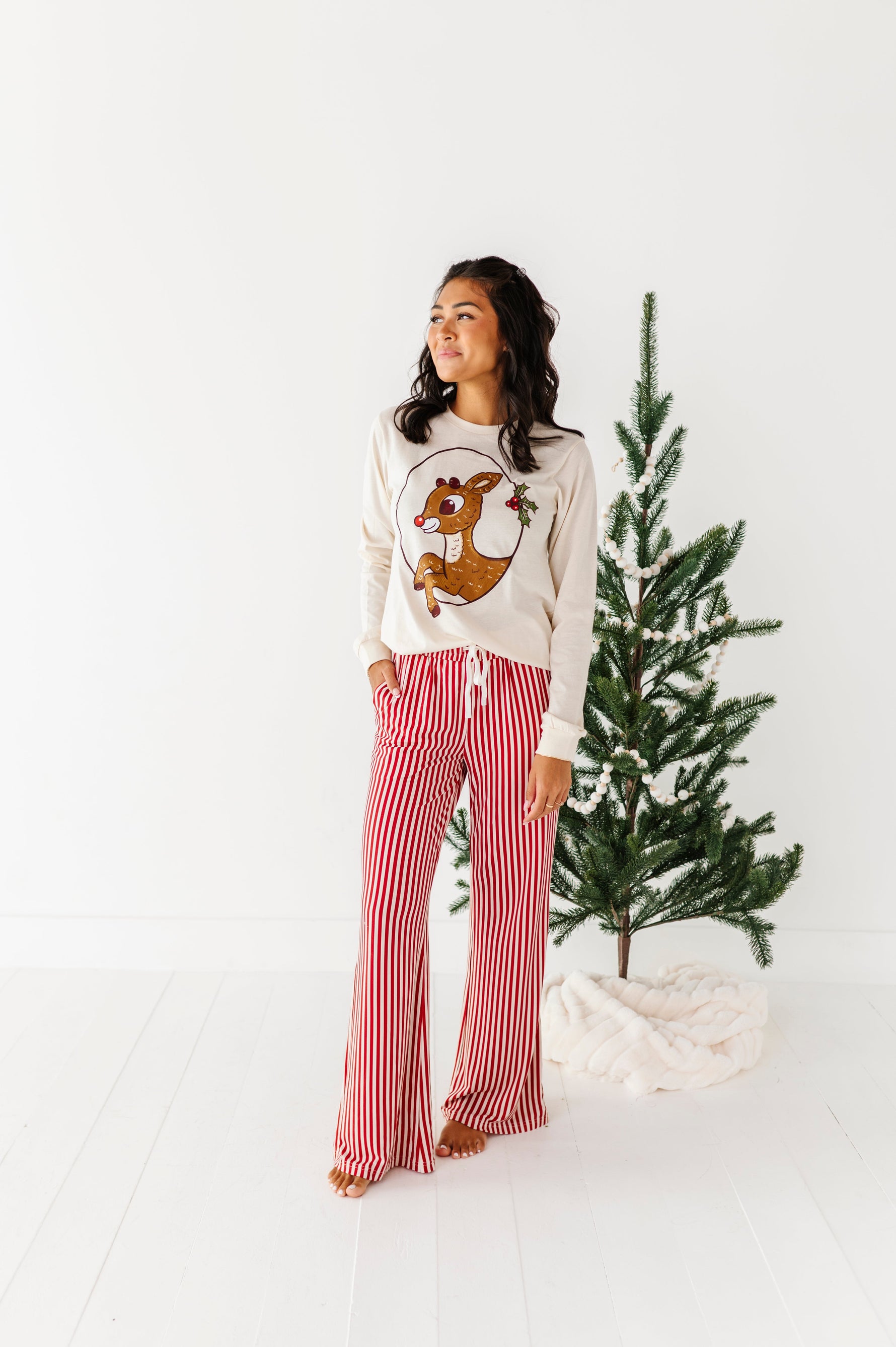 Red Stripes | Women’s PJ PANTS - By Baano