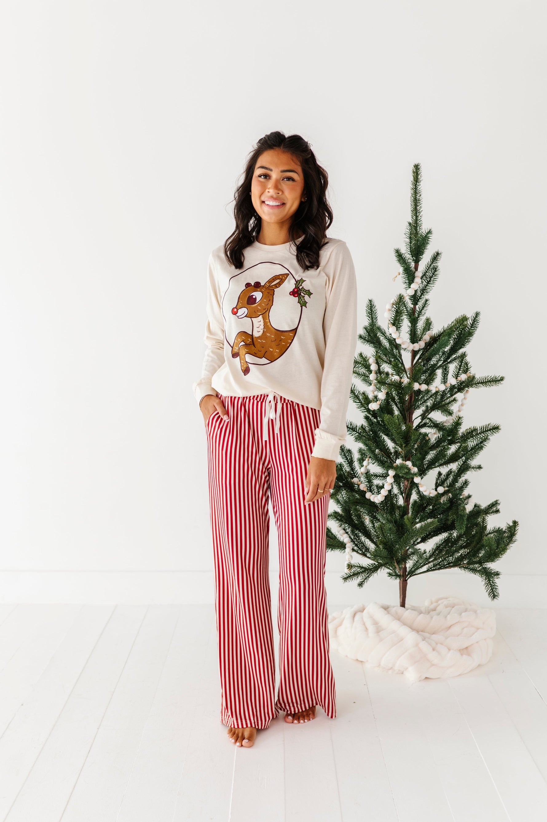 Red Stripes | Women’s PJ PANTS - By Baano