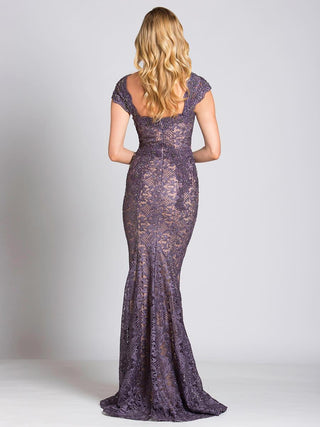 Lara 33491 - Fitted Lace Mermaid Gown OUTLET - By Baano