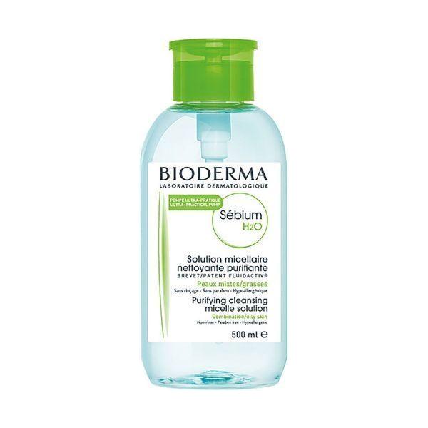 Bioderma Sebium H2o Micellar Water Pump Reverse 500ml