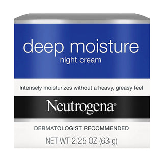 Neutrogena Deep Moisture Night Cream, Glycerin & Vitamin D3, 2.25 Oz