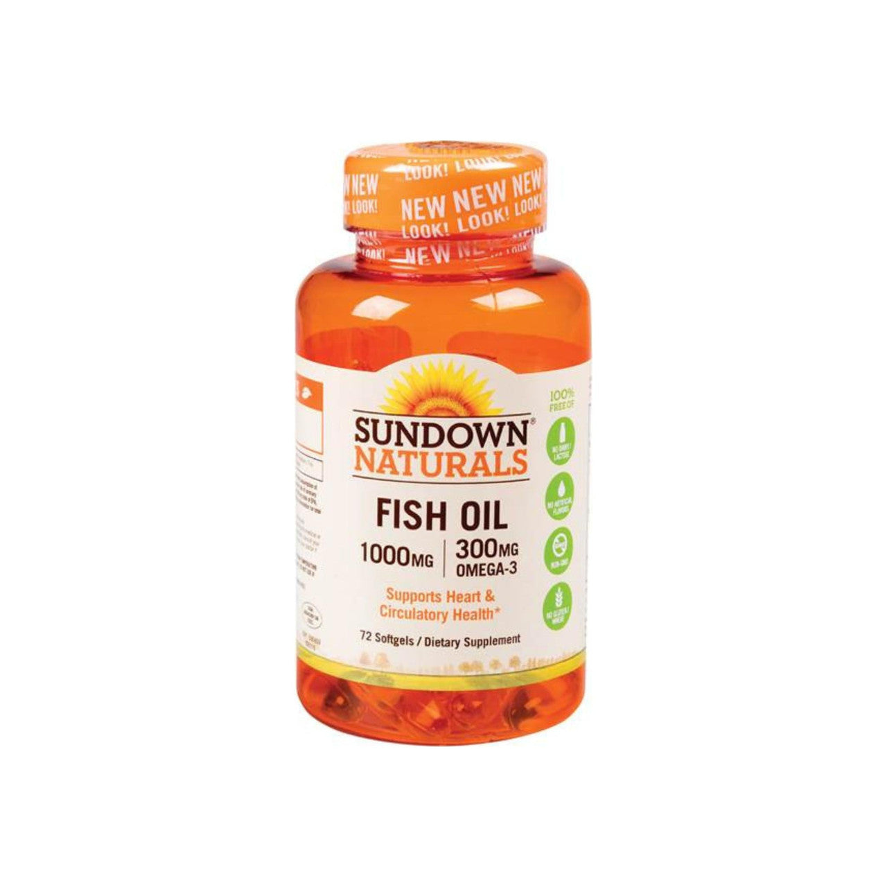 Sundown Naturals, Naturals Fish Oil, 1000 Mg