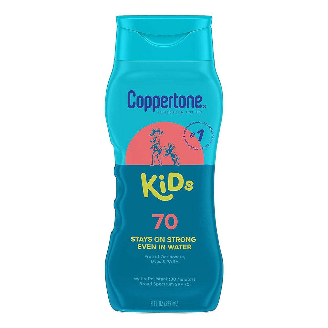 Coppertone Kids Sunscreen Lotion SPF 70, 8 Oz