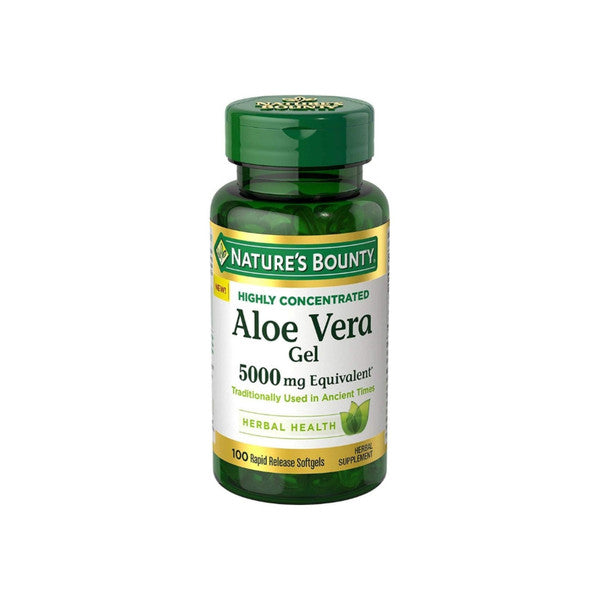 Nature's Bounty Aloe Vera Gel 5,000 Mg Softgels