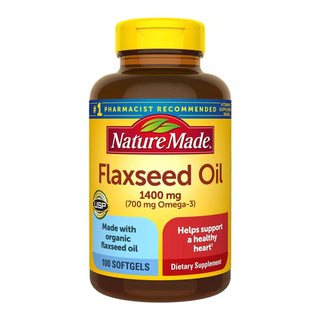 Nature Made Flaxseed Oil 1400 Mg Softgels - 100ct