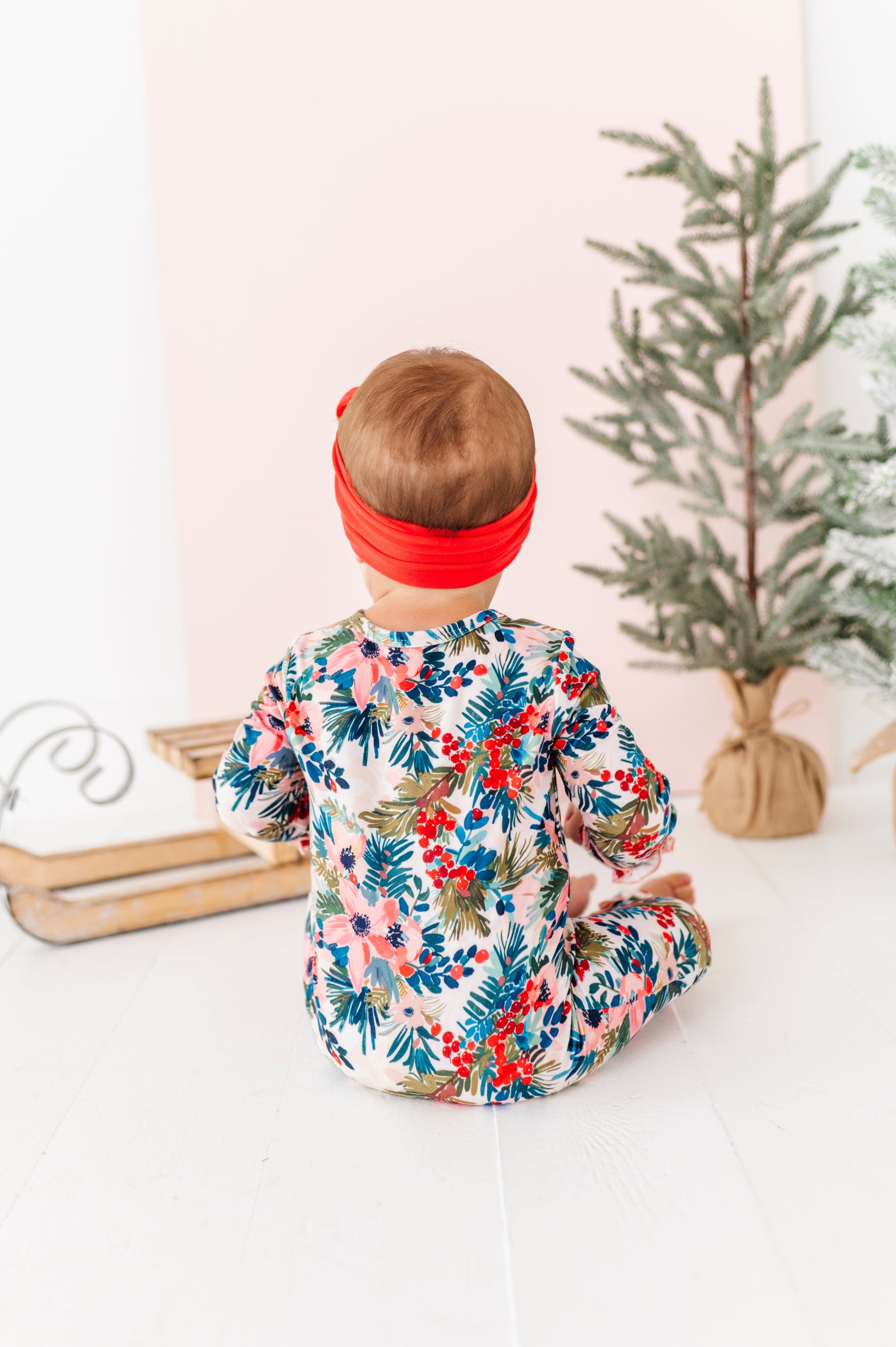Holly Floral | ZIP ROMPER - By Baano