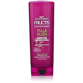 Fructis Garnier Full & Plush Fortifying Conditioner For Fine And Flat Hair - 13.71 Oz