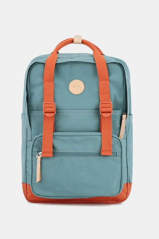 Himawari Waterproof Canvas Backpack With Side Pockets