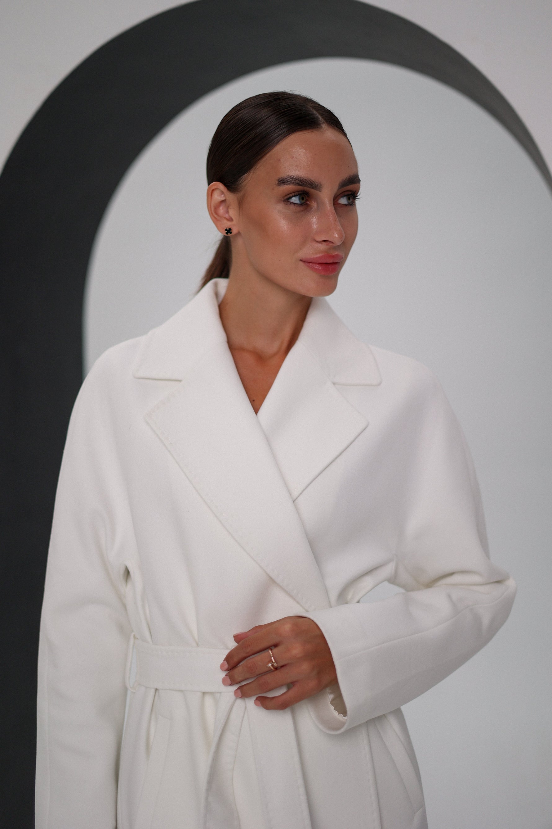 Cambridge Comfort Wraparound Wool Cashmere Coat