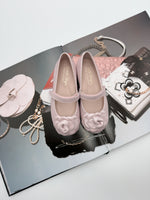 Camille- Pink Sheen Leather Mary Jane Shoes
