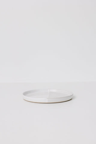 Sonnet Appetizer Plate - Matte White/Glossy White - Set of 6