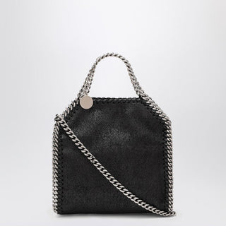 Black Micro Falabella Tiny Tote Bag