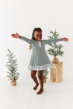 Green Stripes | NIGHTGOWN - By Baano