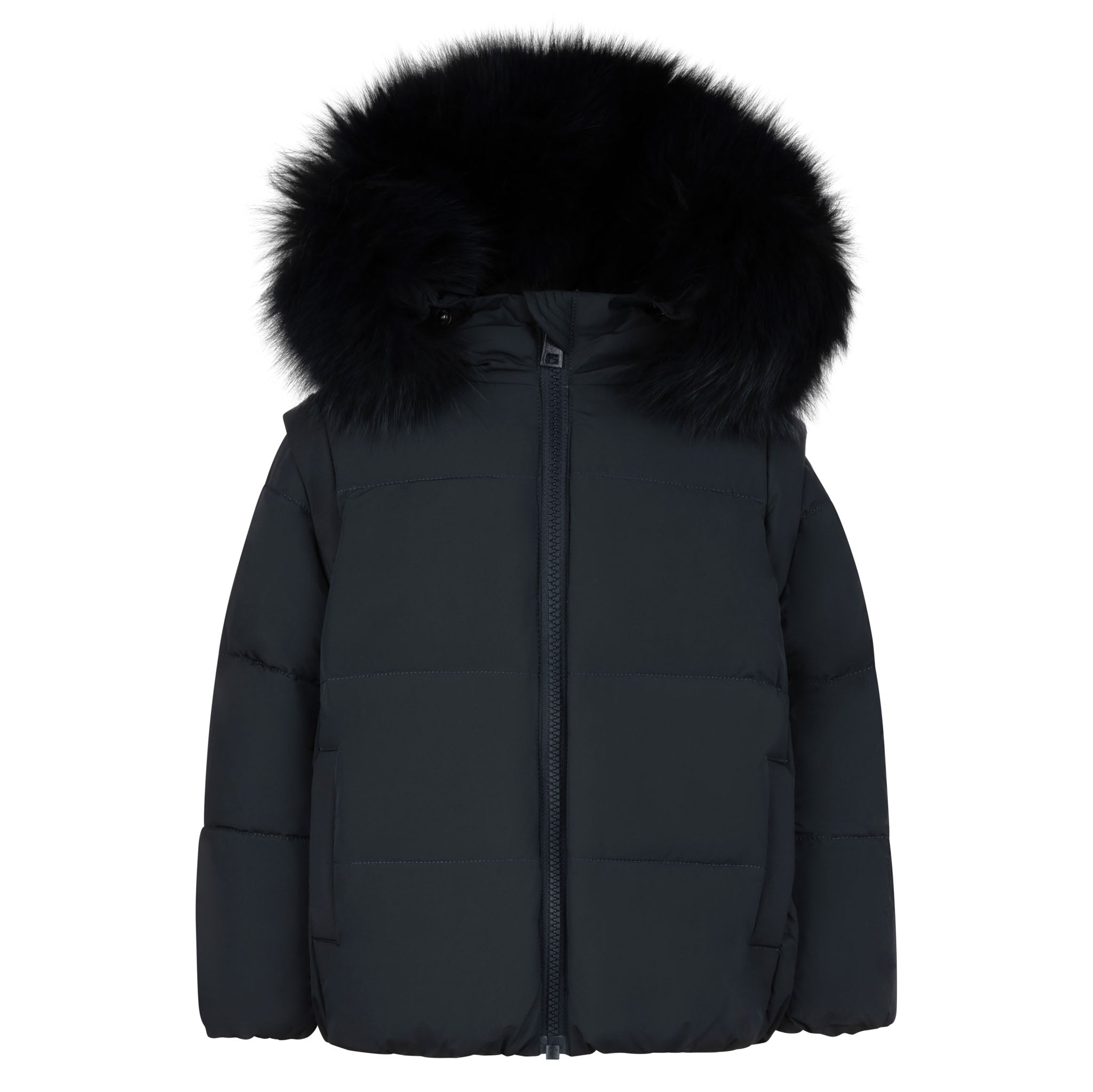 Pramie Little Boys Black Jacket (18M–8Y) | Warm, Stylish & Durable Outerwear