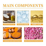 1Pcs Turmeric Facial Cleanser,Urmeric Facial Cleanser，Turmeric Foaming Cleanser,Deep Cleansing of Facial Skin， Turmeric Foaming Cleanser for All Skin